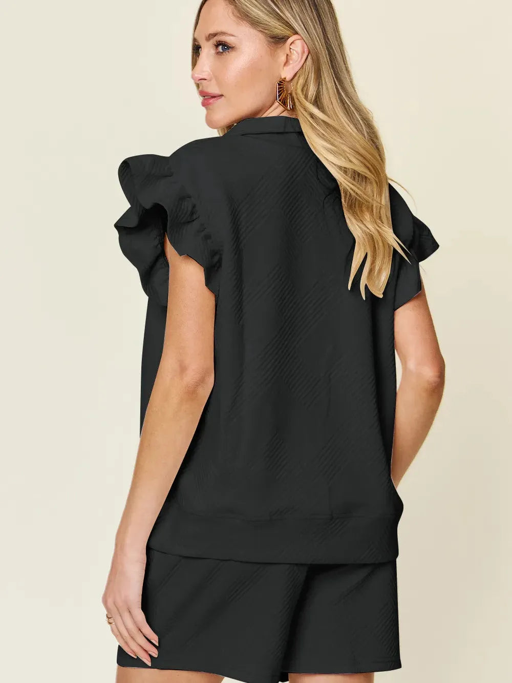 Polished Twist Textured Lounge Set by Double Take-Women's Sets-Shop Z & Joxa