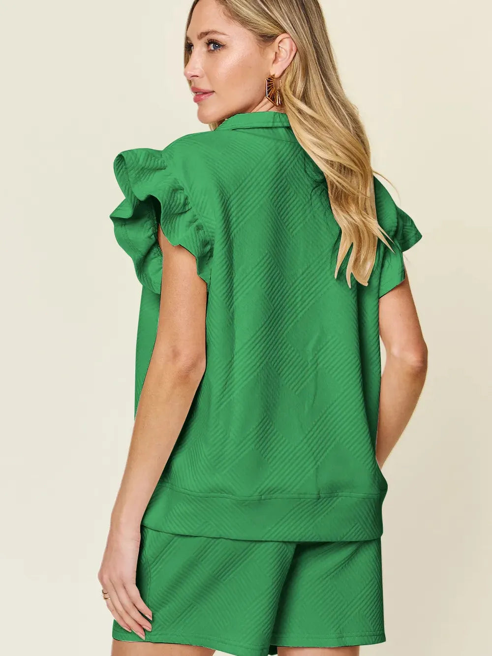 Polished Twist Textured Lounge Set by Double Take-Women's Sets-Shop Z & Joxa