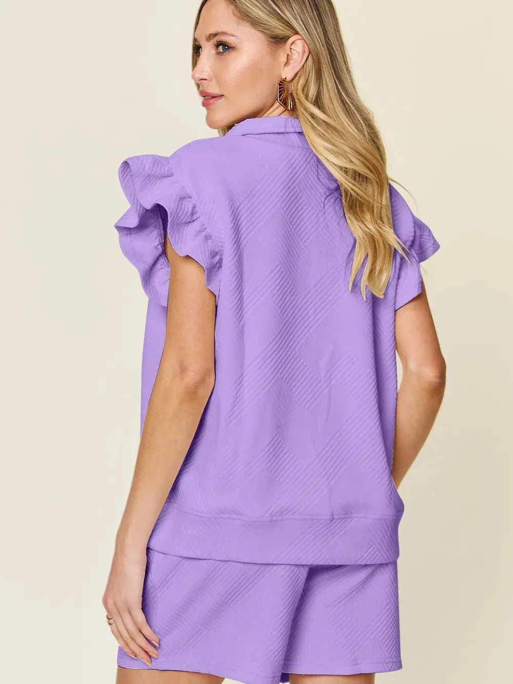 Polished Twist Textured Lounge Set by Double Take-Women's Sets-Shop Z & Joxa