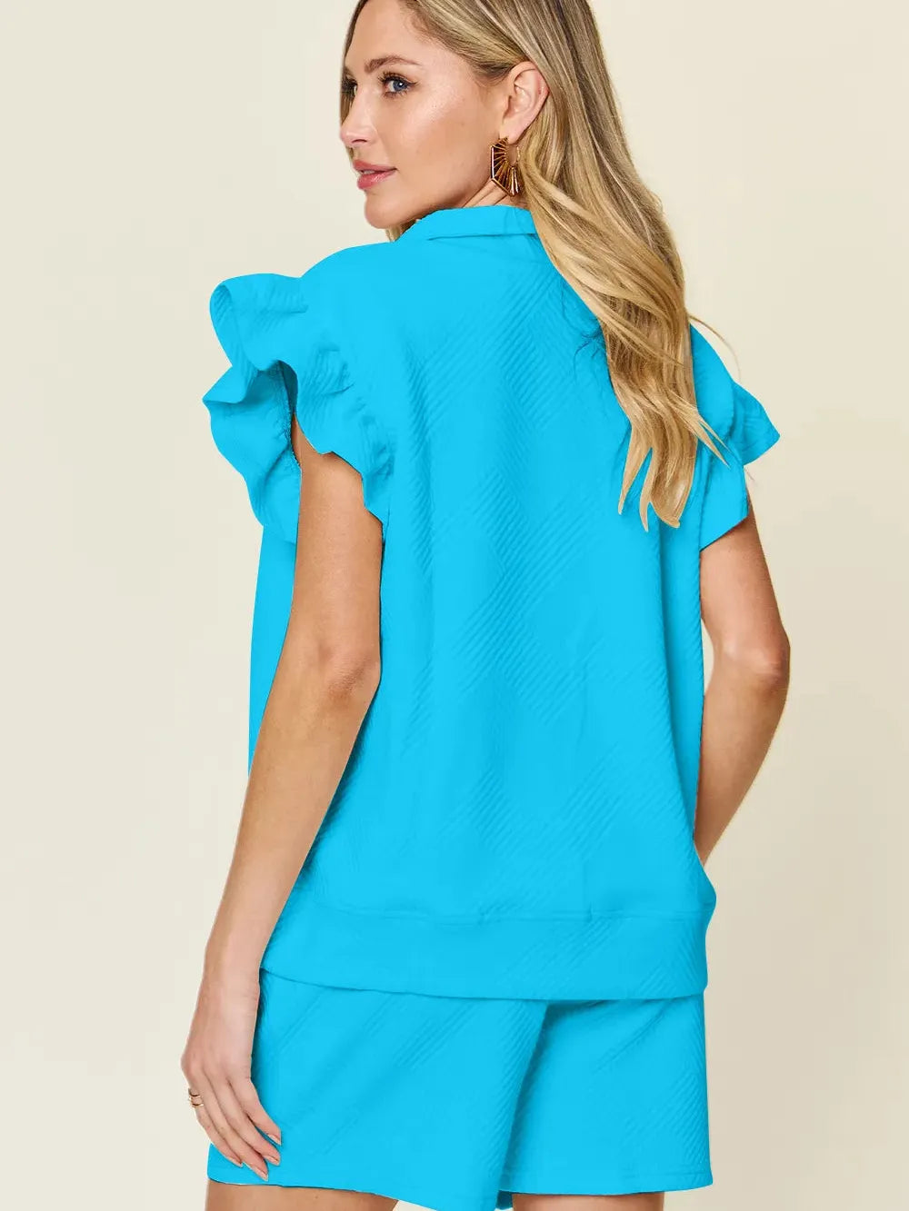 Polished Twist Textured Lounge Set by Double Take-Women's Sets-Shop Z & Joxa