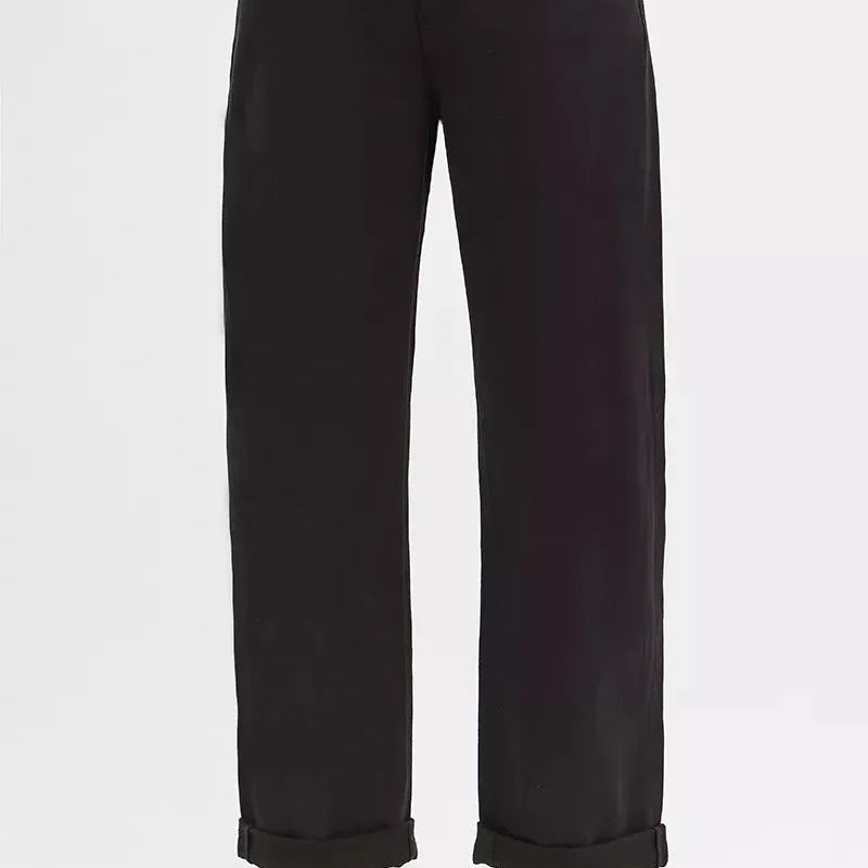 Risen Midnight Edit Tummy Control Mid Rise Ankle Barrel Relaxed Baggy-Women's Jeans-Shop Z & Joxa