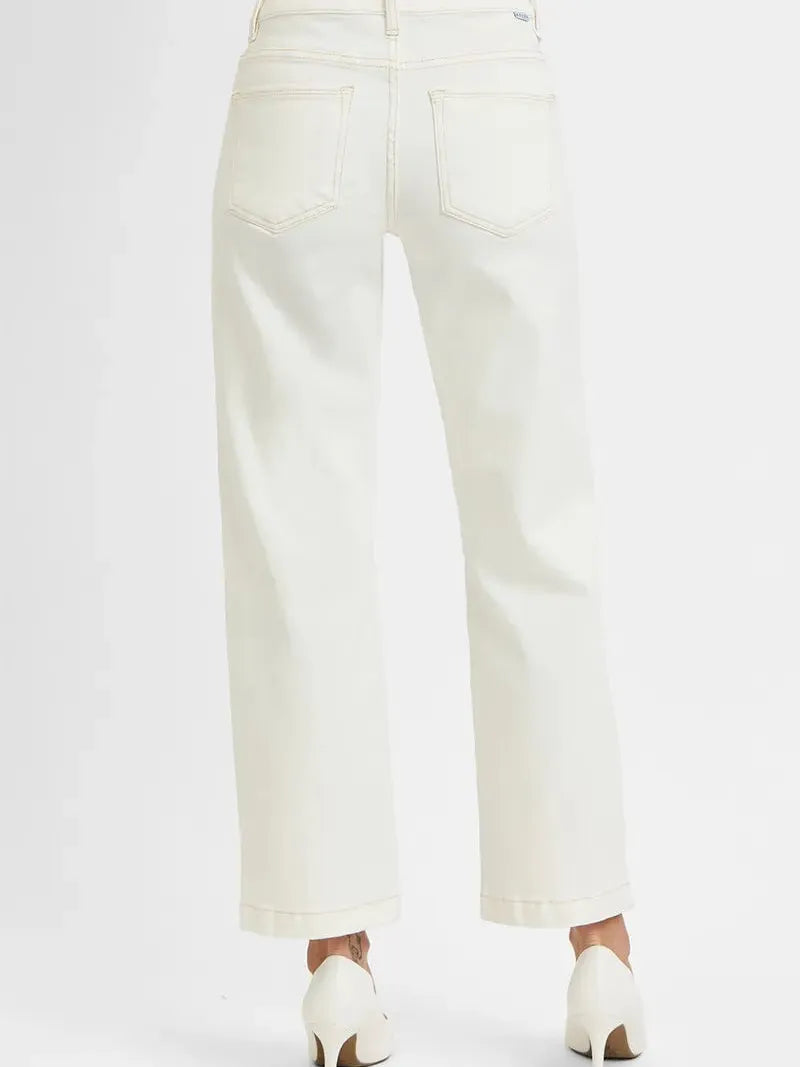 Risen SleekFit Tummy Control Mid Rise Ankle Jeans-Women's Jeans-Shop Z & Joxa