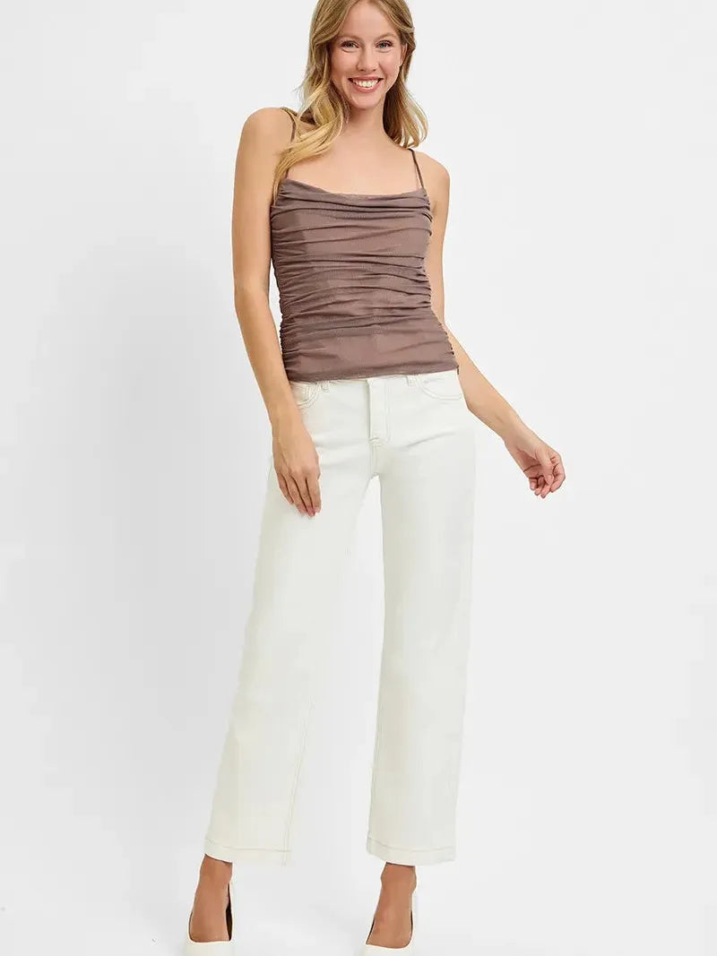 Risen SleekFit Tummy Control Mid Rise Ankle Jeans-Women's Jeans-Shop Z & Joxa