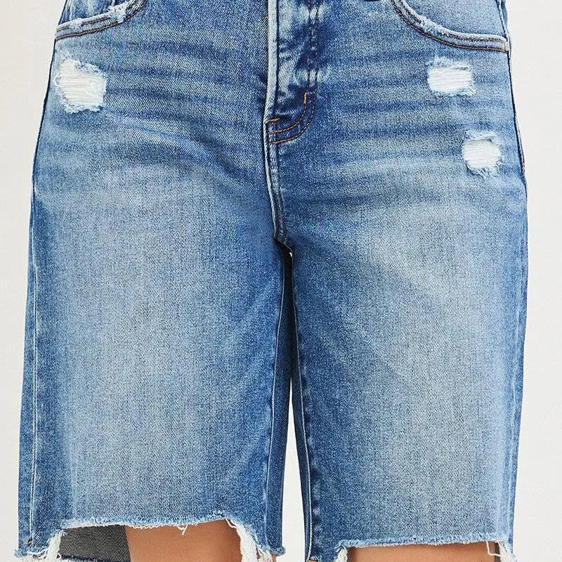 Risen Smooth Sailing Tummy Control Slouchy Bermuda Shorts-Women's Shorts-Shop Z & Joxa