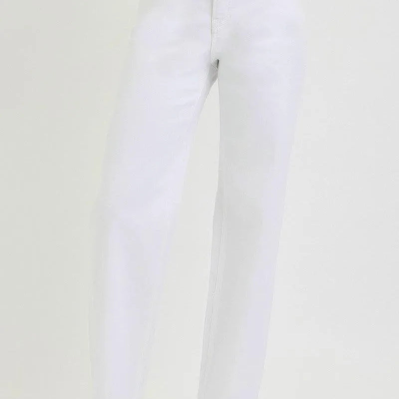 Risen White Drift High Rise Wide Leg Baggy Jeans-Women's Jeans-Shop Z & Joxa