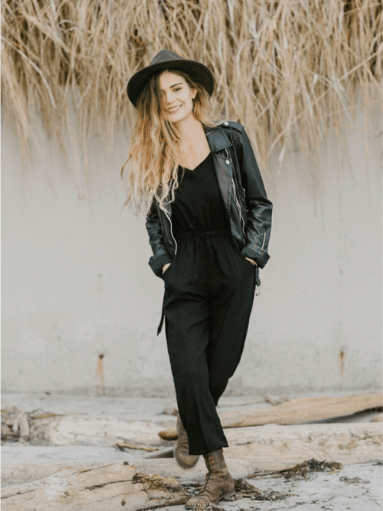 Solid Black Tank Jumper | Ethical Fashion-Women's Jumpsuits-Shop Z & Joxa