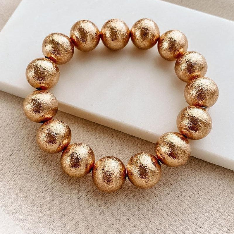 Sparkle Ball Large Bead Stretch Bracelet-Women's Accessories-Shop Z & Joxa