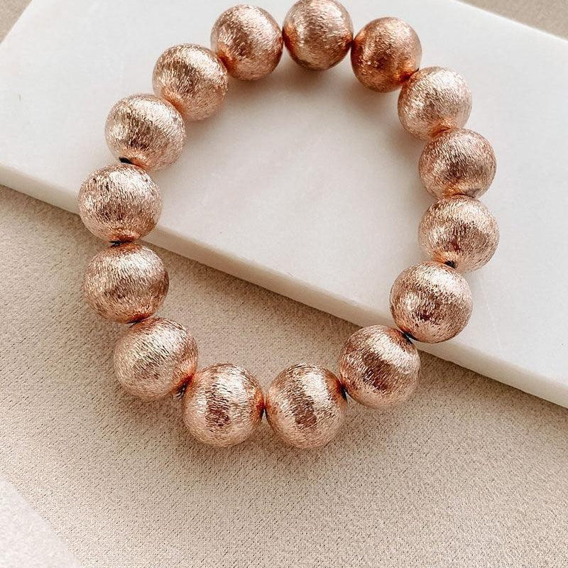 Sparkle Ball Large Bead Stretch Bracelet-Women's Accessories-Shop Z & Joxa