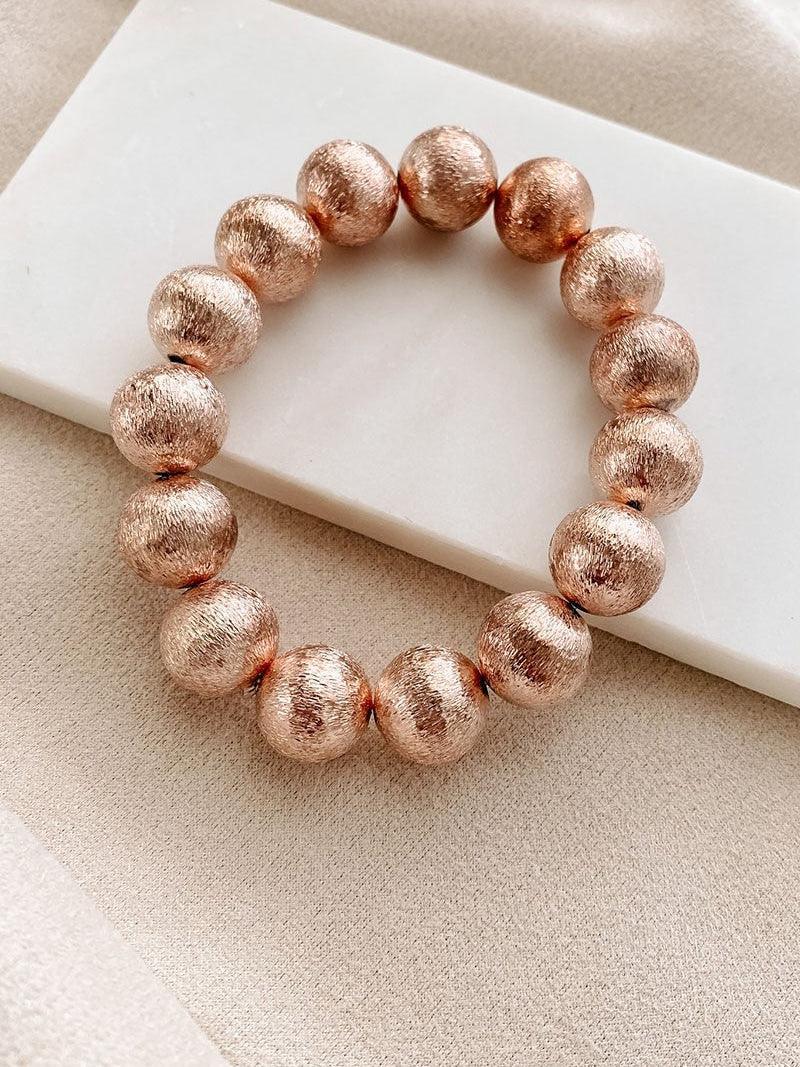 Sparkle Ball Large Bead Stretch Bracelet-Women's Accessories-Shop Z & Joxa