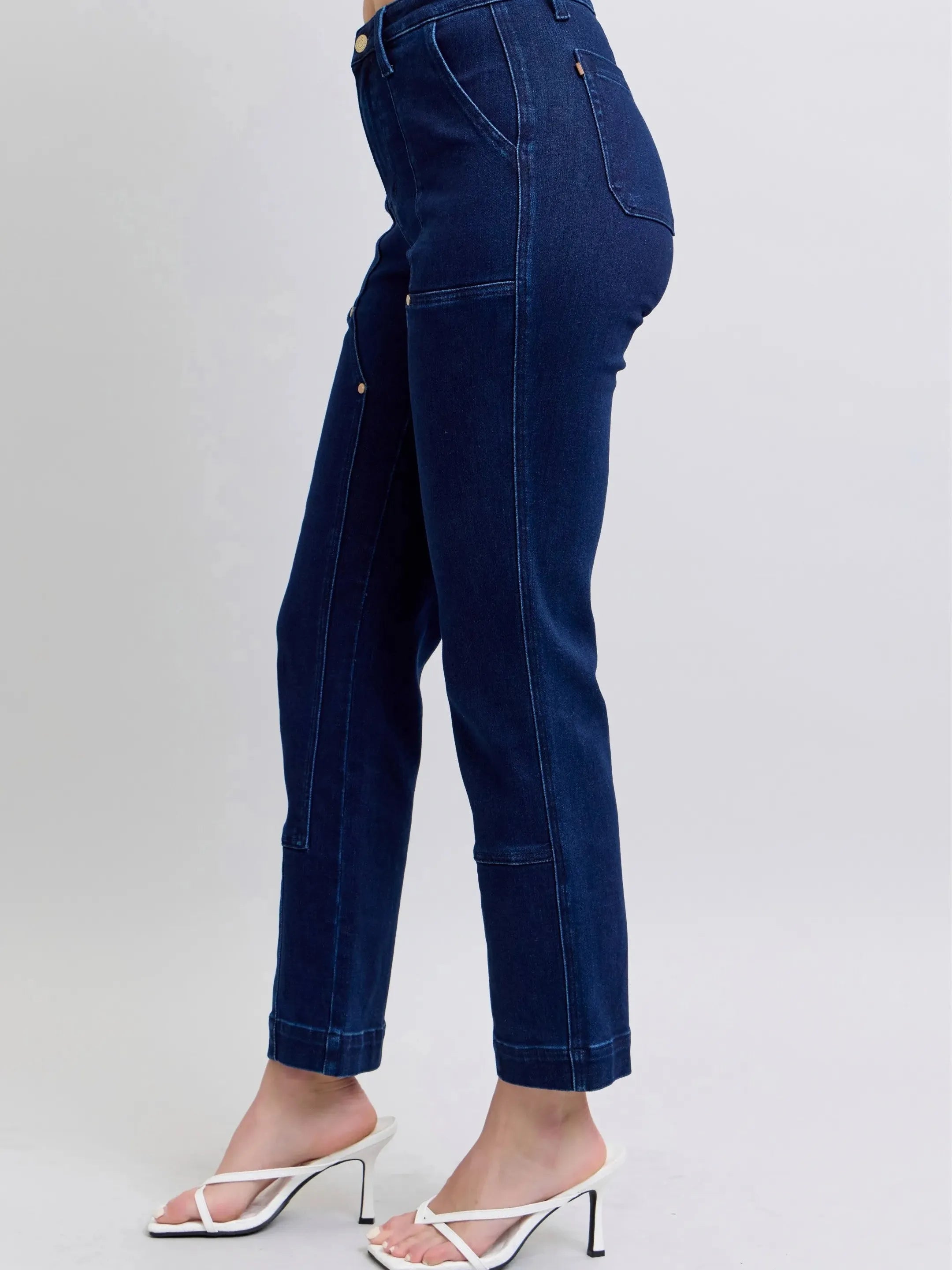 Star Struck: Judy Blue High-Waist Workwear Jeans-Women's Jeans-Shop Z & Joxa