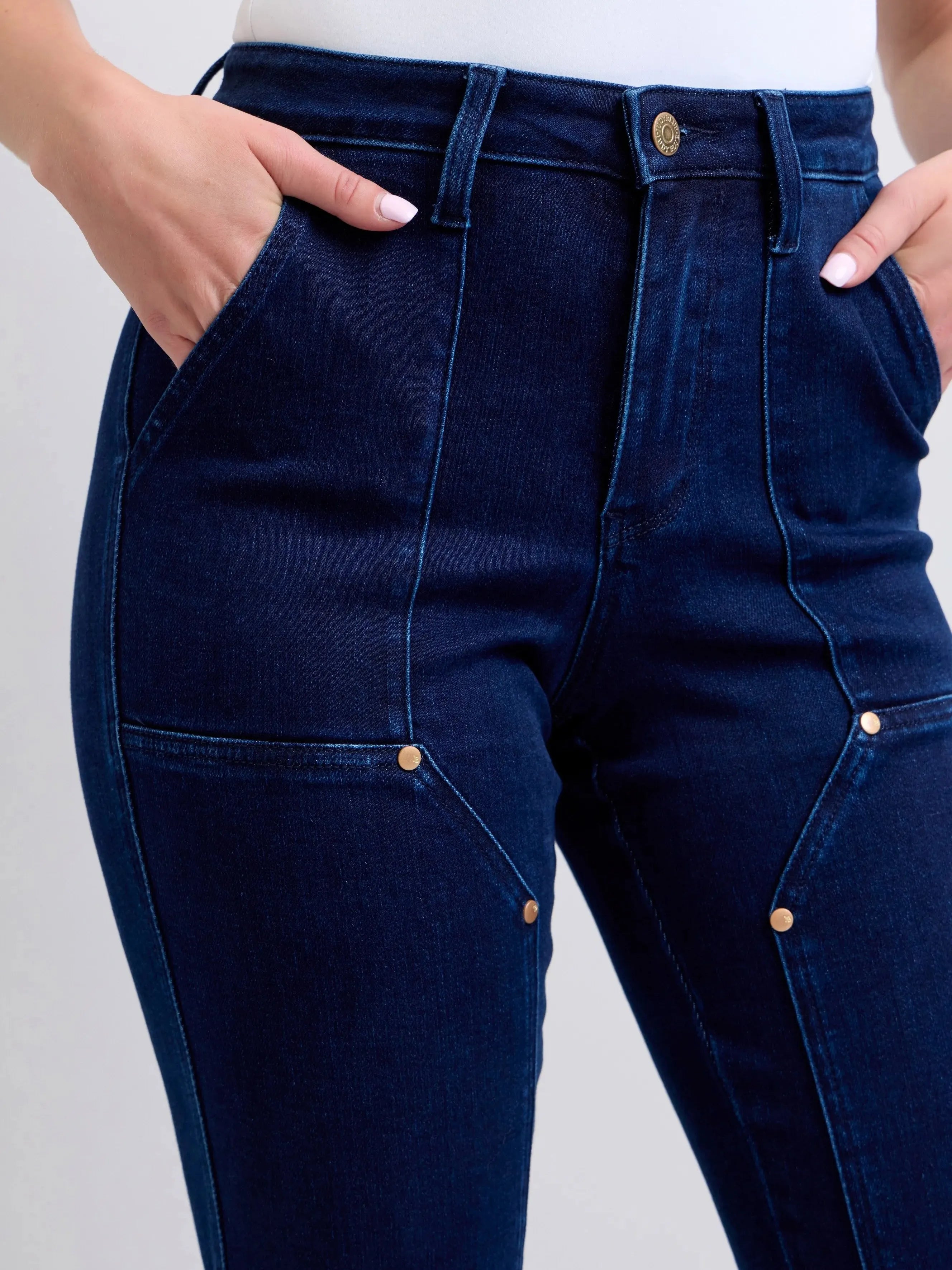 Star Struck: Judy Blue High-Waist Workwear Jeans-Women's Jeans-Shop Z & Joxa