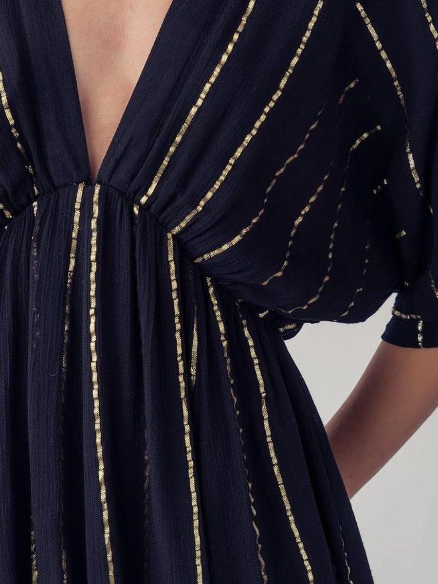 Stay Golden Gold Line Mini Party Dress-Women's Dresses-Shop Z & Joxa