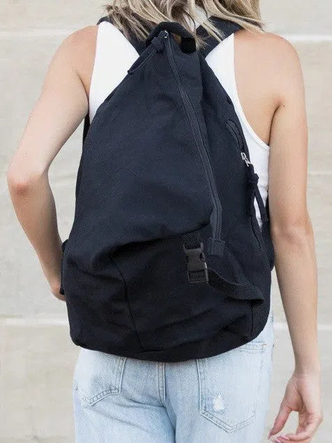 Staying Cool in a Busy World Asymmetric Canvas Backpack-Women's Accessories-Shop Z & Joxa