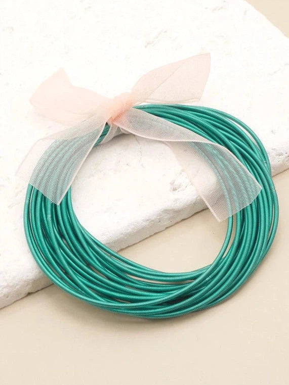 Stretchy Guitar String Bracelet Set-Women's Accessories-Shop Z & Joxa