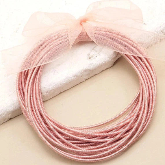 Stretchy Guitar String Bracelet Set-Women's Accessories-Shop Z & Joxa