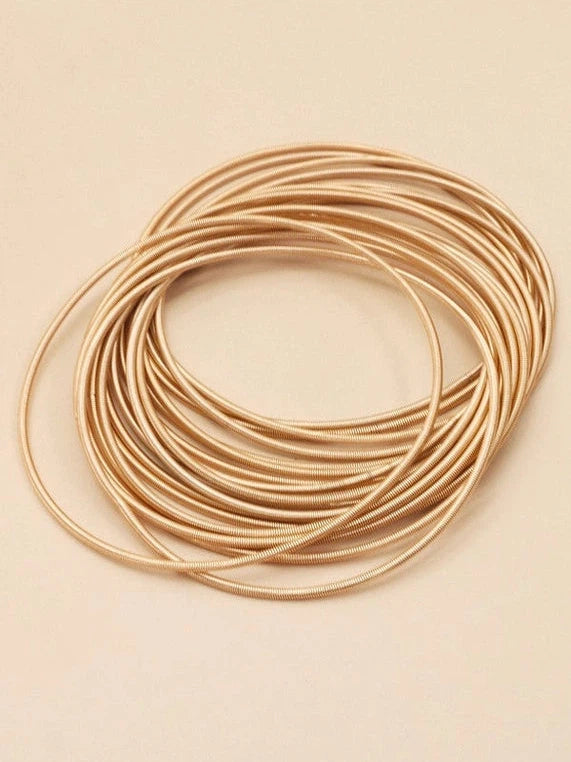 Stretchy Guitar String Bracelet Set-Women's Accessories-Shop Z & Joxa