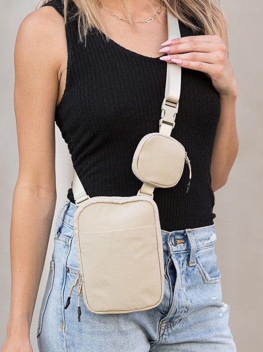 Style + Things Crossbody with Clip and Pod Case-Women's Accessories-Shop Z & Joxa