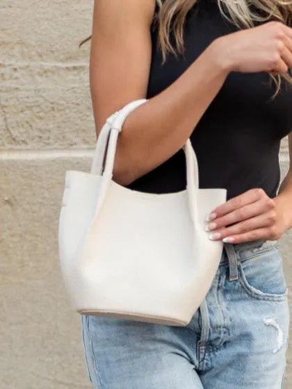 The Little Luxe – Drew Mini Bucket Bag-Women's Accessories-Shop Z & Joxa