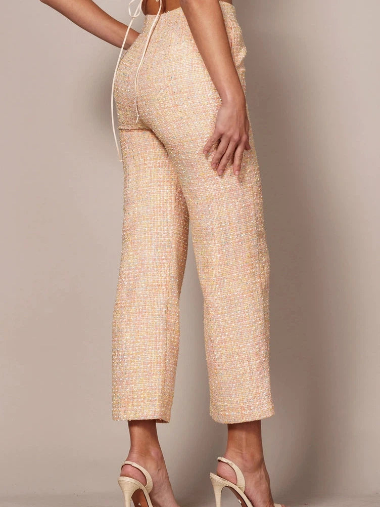 The Most Courageous Act Jacquard Pants-Women's Clothing-Shop Z & Joxa