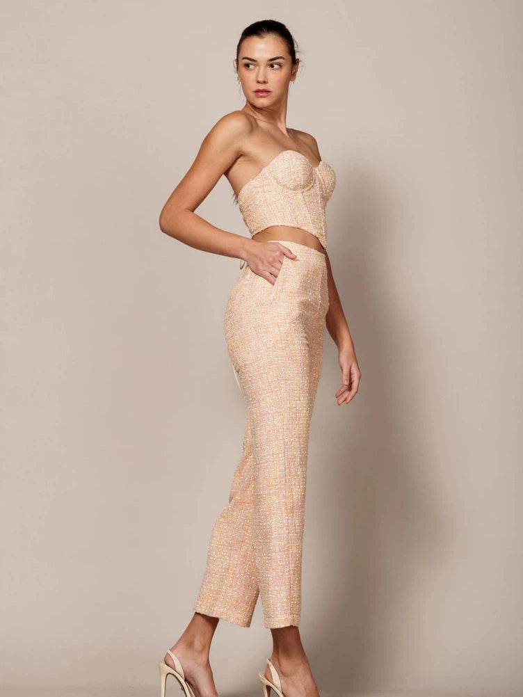 The Most Courageous Act Jacquard Pants-Women's Clothing-Shop Z & Joxa