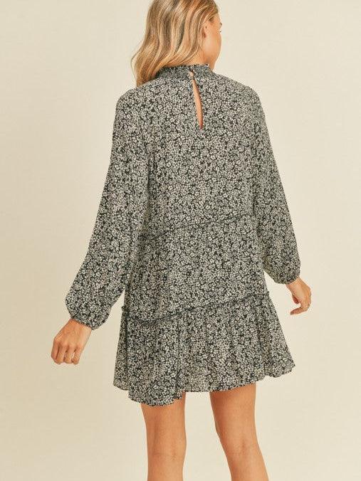 Top Tier Long Sleeved Smocked Mini Dress | Sale Rack-Shop Z & Joxa