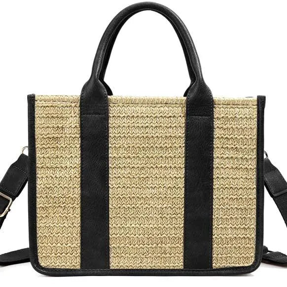 Tote Me Away Breezy Woven Straw Tote-Women's Accessories-Shop Z & Joxa