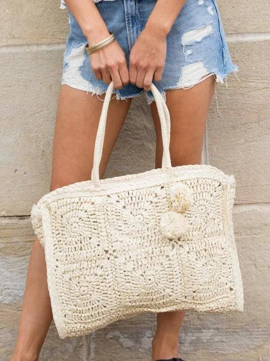 Tote-ally Ready – The Straw Traveler Bag-Women's Accessories-Shop Z & Joxa