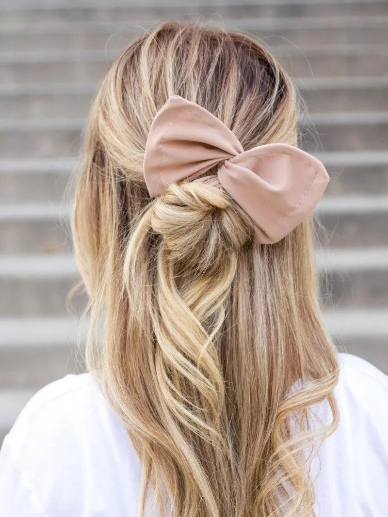 Twisted Bow Perfect Messy Bun Hair Accessory-Women's Accessories-Shop Z & Joxa