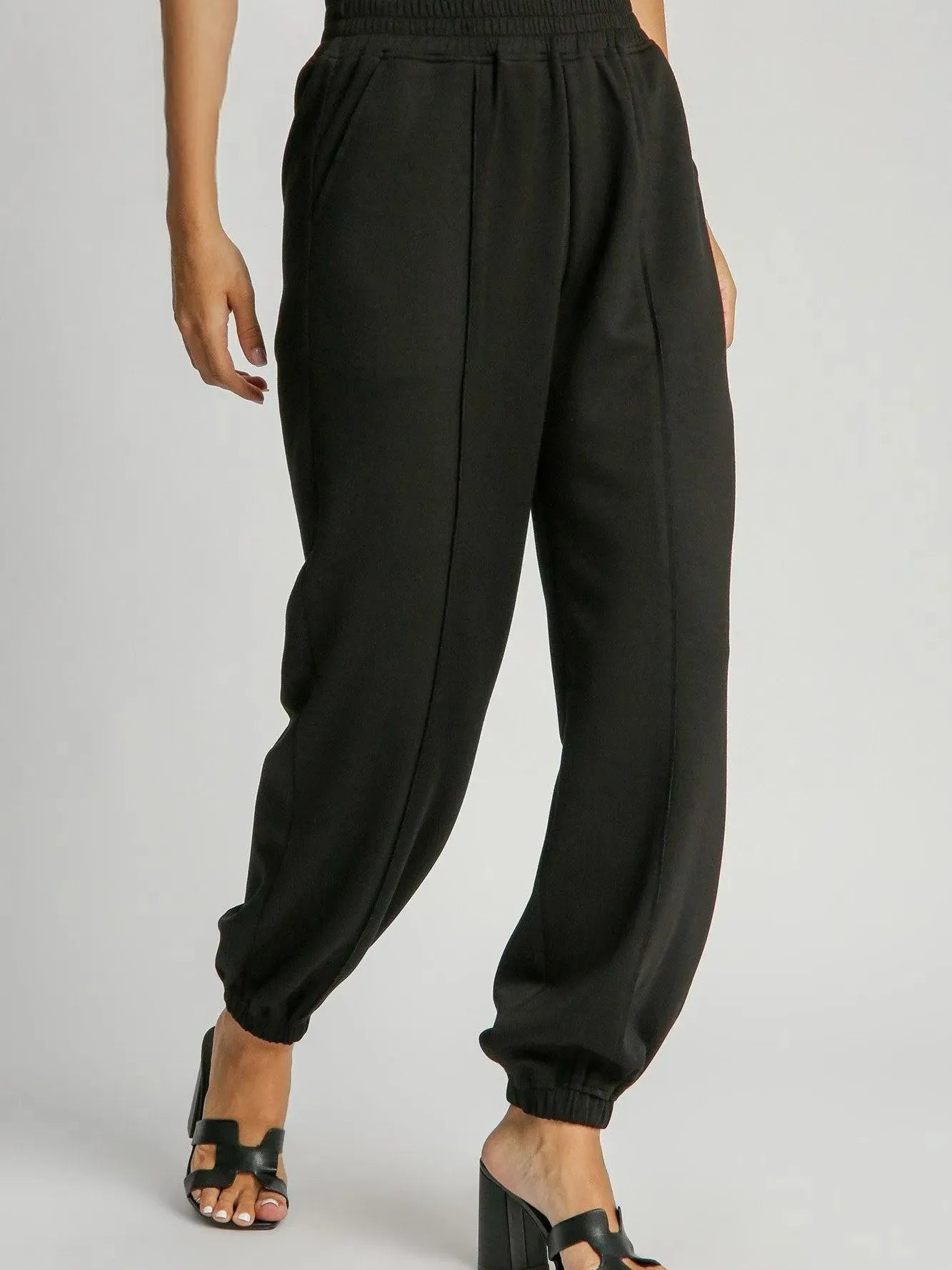 Umgee Nightfall Drift Drawstring Jogger Pants-Women's Pants-Shop Z & Joxa