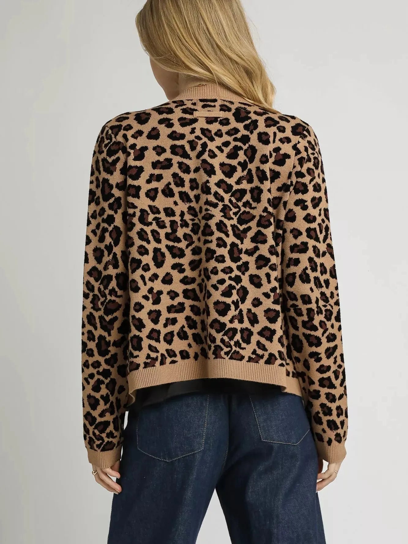 Umgee Wild Whisper Button Down Leopard Print Cardigan-Women's Shirts & Tops-Shop Z & Joxa
