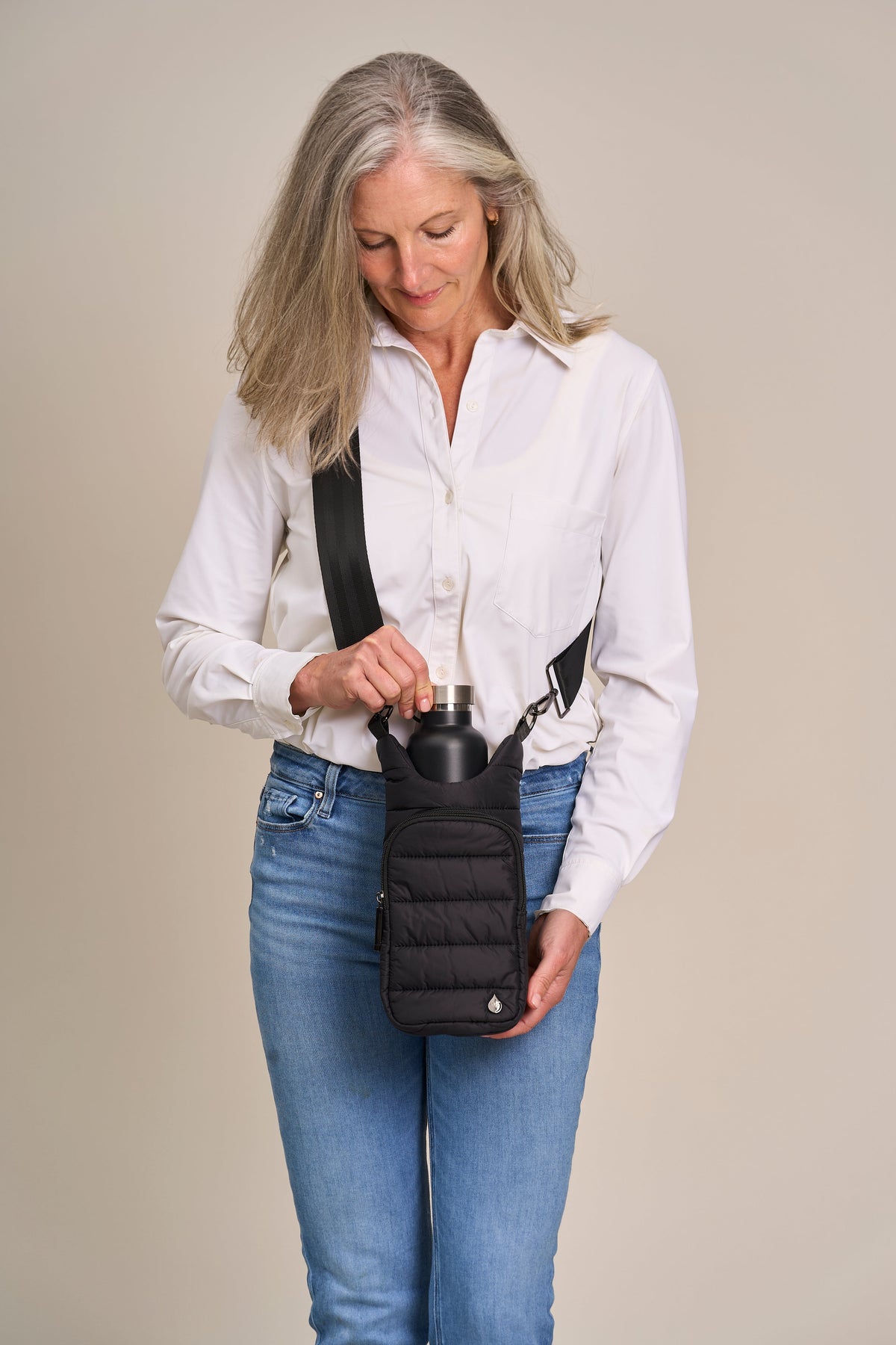 Wanderfull HydroBag® Crossbody Bag in Black Matte-Crossbody bag-Shop Z & Joxa