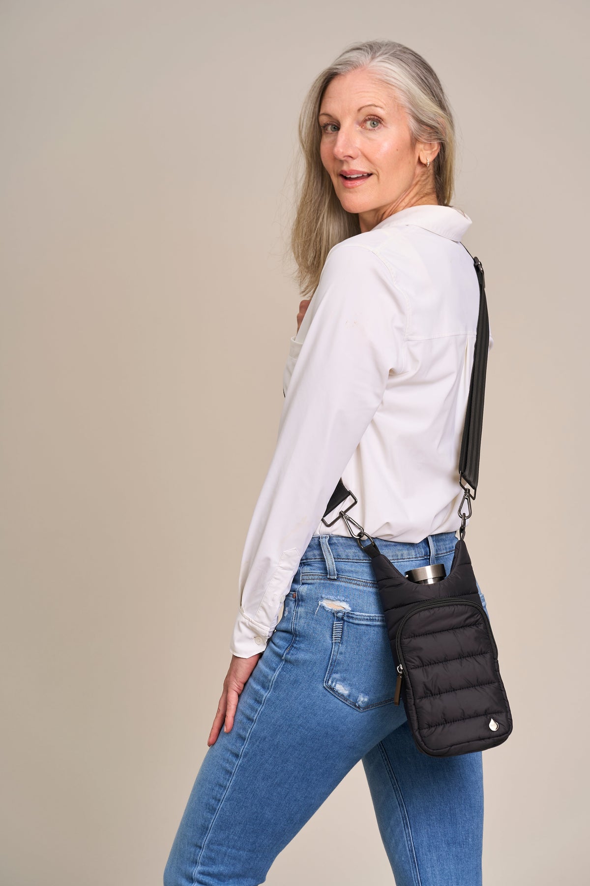 Wanderfull HydroBag® Crossbody Bag in Black Matte-Crossbody bag-Shop Z & Joxa