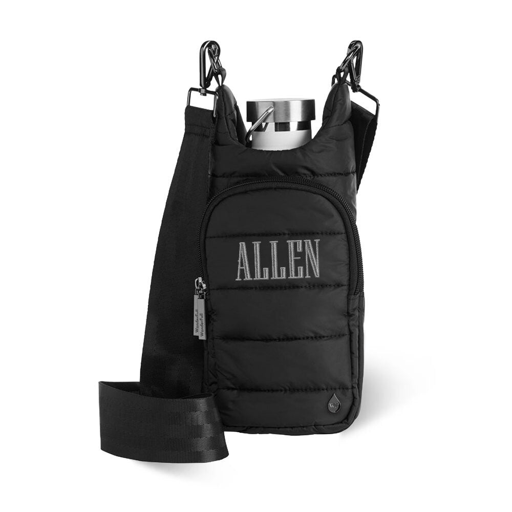 Wanderfull HydroBag® Crossbody Bag in Black Matte-Crossbody bag-Shop Z & Joxa