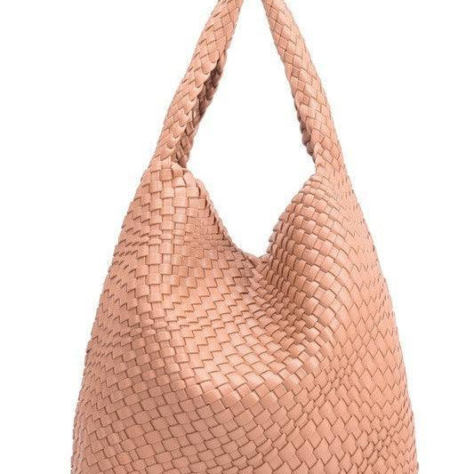 You Make Me Blush Recycled Vegan Leather Shoulder bag-Women's Accessories-Shop Z & Joxa