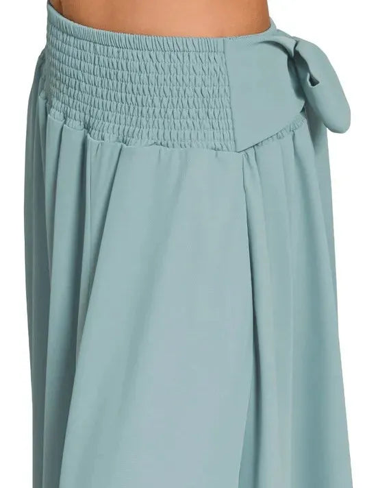 Zenana Make it Stylish Heavy Woven Cropped Tee & Skirt Set-Women's Sets-Shop Z & Joxa