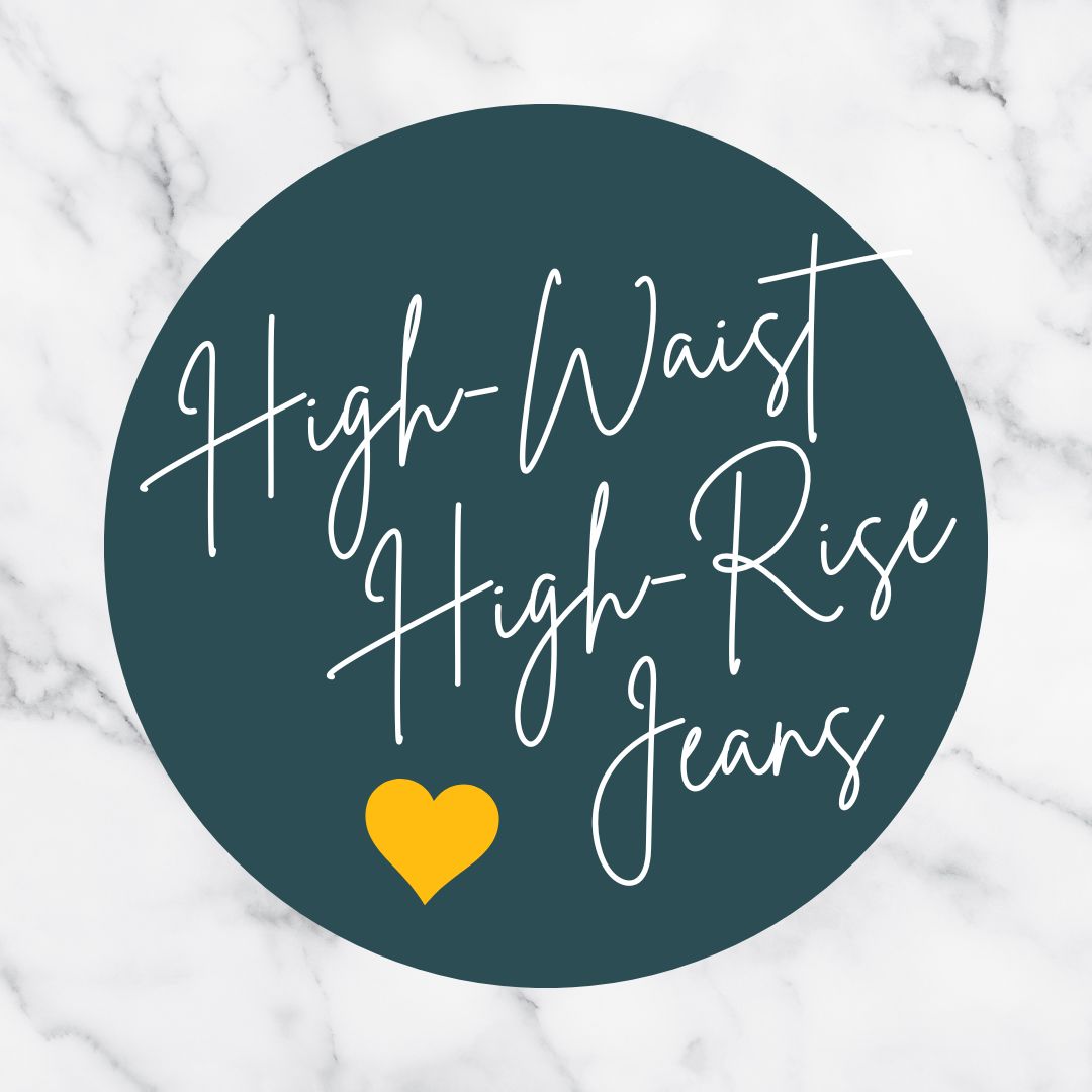 High-Waist High-Rise Jeans