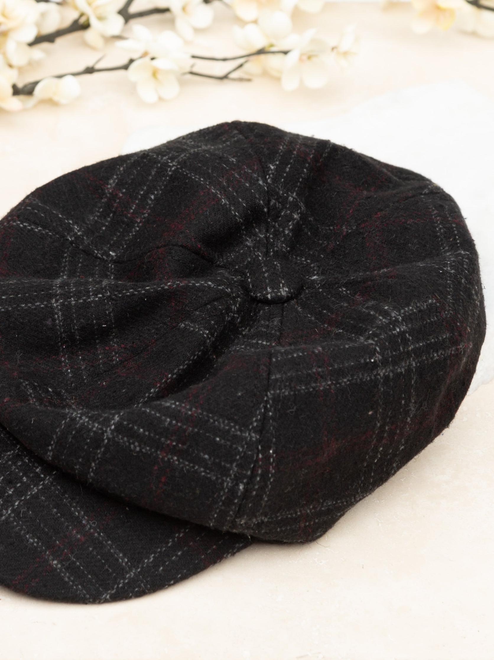 Aili's Corner News Worthy Tweed Newsboy Cap