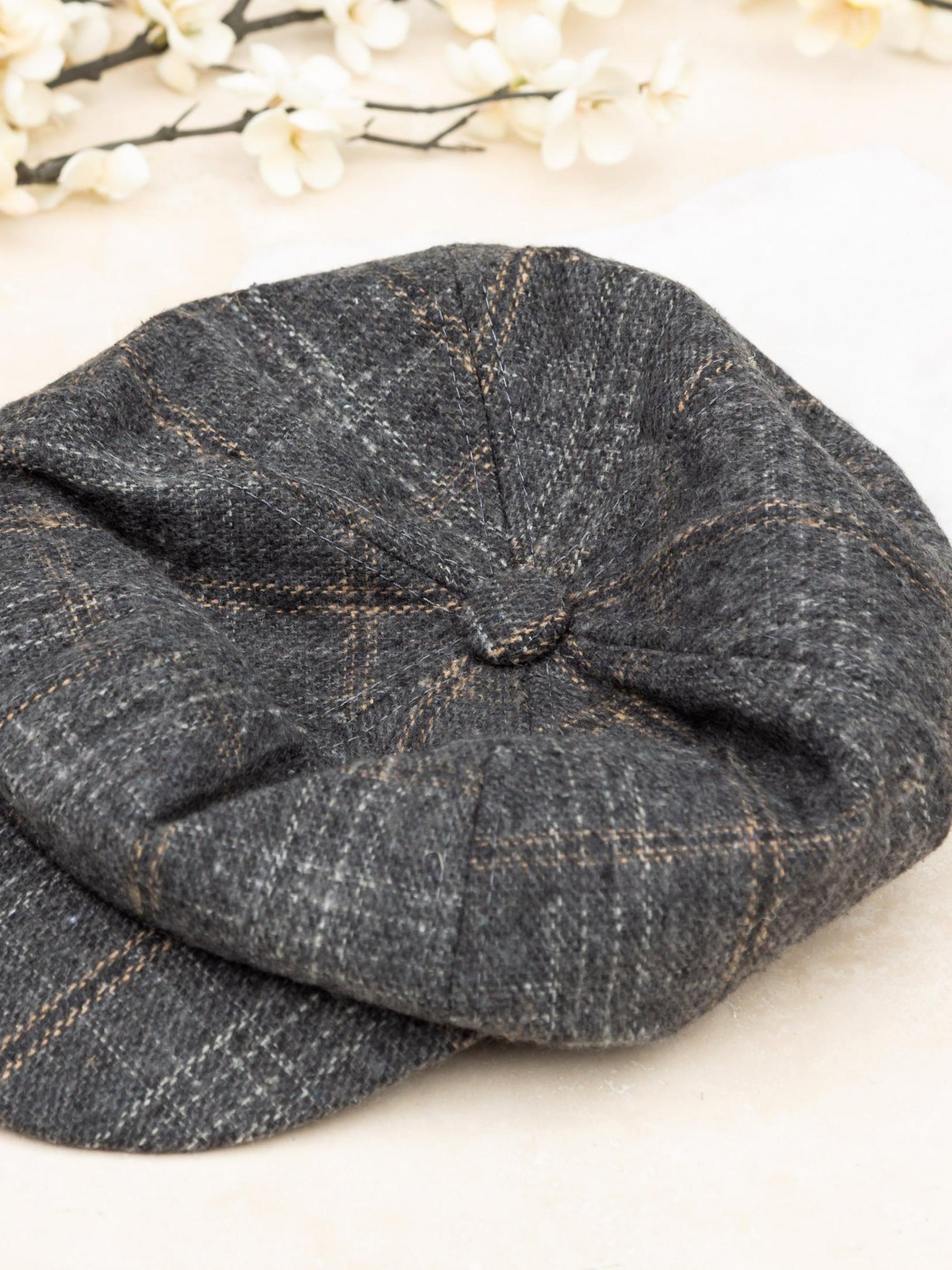 Aili's Corner News Worthy Tweed Newsboy Cap
