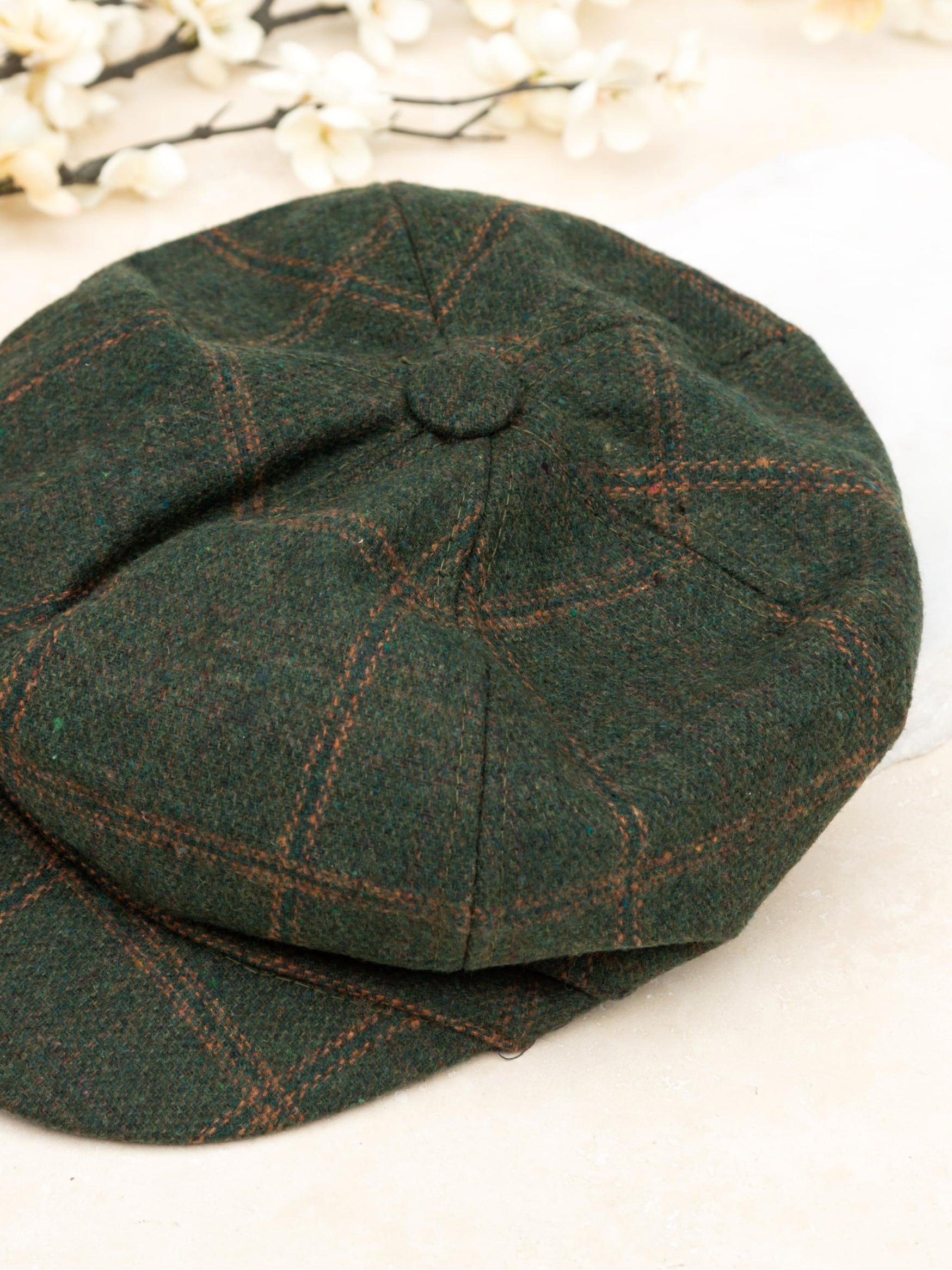 Aili's Corner News Worthy Tweed Newsboy Cap