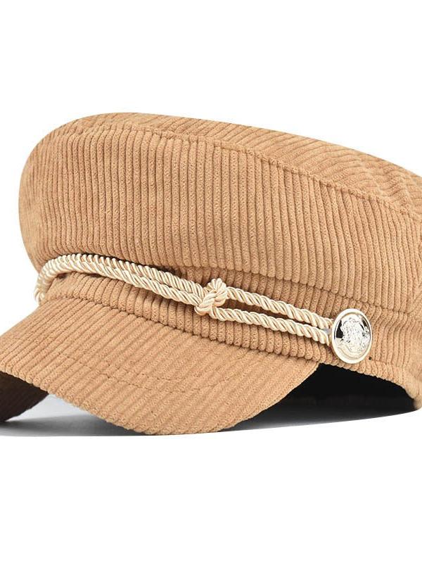 Aili's Corner Cord Crush Newsboy Cap