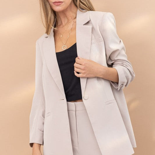 Add Style To Your Story Shorts and Blazer Set-Women's Clothing-Shop Z & Joxa
