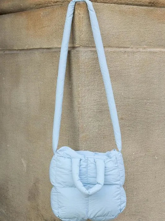 Aili's Corner Bubbly Bliss Crossbody Puffer Mini Tote-Women's Accessories-Shop Z & Joxa