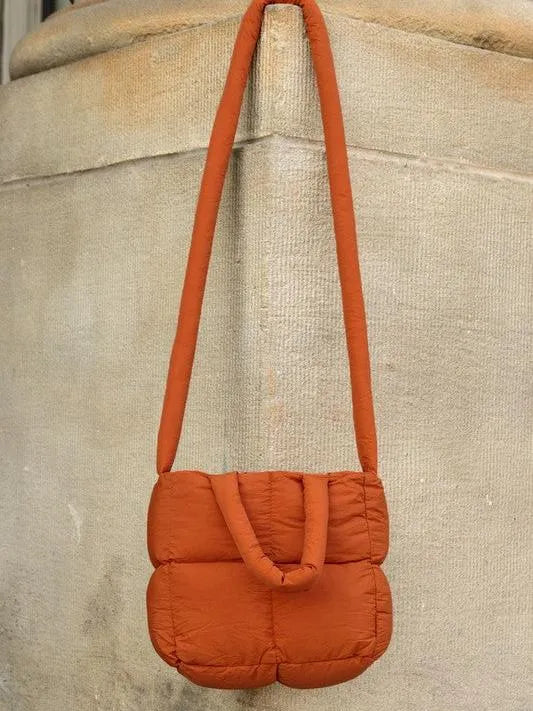 Aili's Corner Bubbly Bliss Crossbody Puffer Mini Tote-Women's Accessories-Shop Z & Joxa