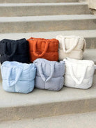 Aili's Corner Bubbly Bliss Crossbody Puffer Mini Tote-Women's Accessories-Shop Z & Joxa