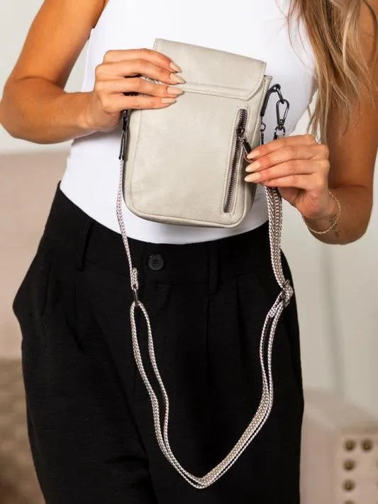 Aili's Corner Cityline Compact Foldover Crossbody Bag-Women's Accessories-Shop Z & Joxa