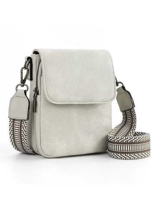 Aili's Corner Cityline Compact Foldover Crossbody Bag-Women's Accessories-Shop Z & Joxa