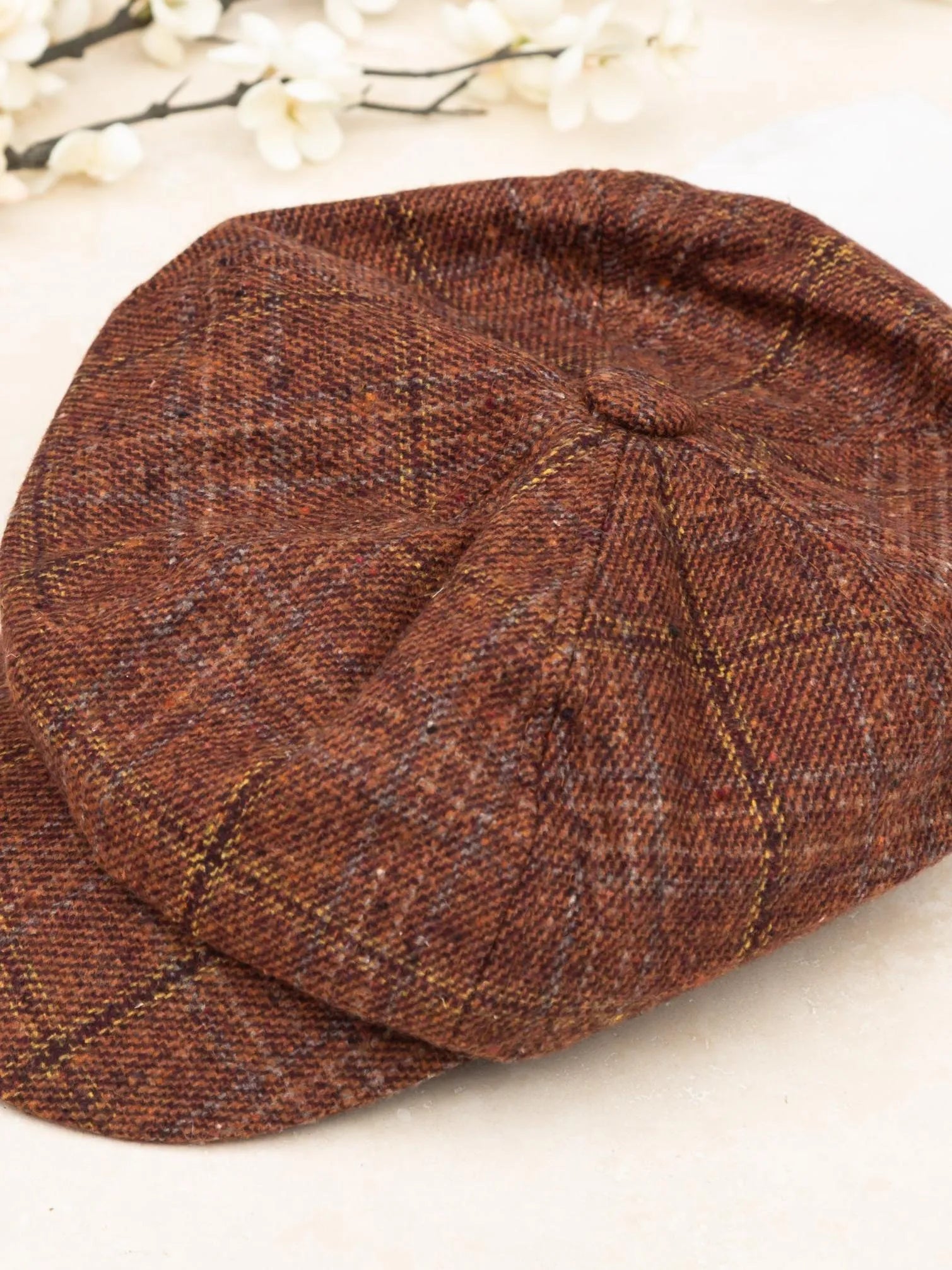 Aili's Corner News Worthy Tweed Newsboy Cap-Women's Accessories-Shop Z & Joxa