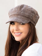Aili's Corner News Worthy Tweed Newsboy Cap-Women's Accessories-Shop Z & Joxa