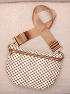 Aili's Corner On the Move Layla Woven Check Crossbody Bag-Women's Accessories-Shop Z & Joxa