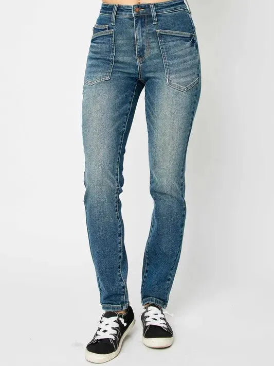 All-Day Flatter High-Rise Skinny Jeans by Judy Blue-Women's Jeans-Shop Z & Joxa